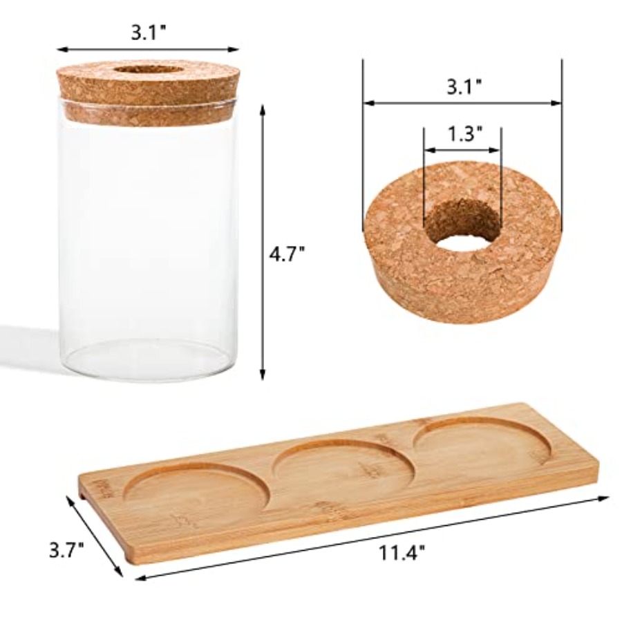3 Pcs Plant Terrarium Propagat - Propagation Station Vase のレビューと価格