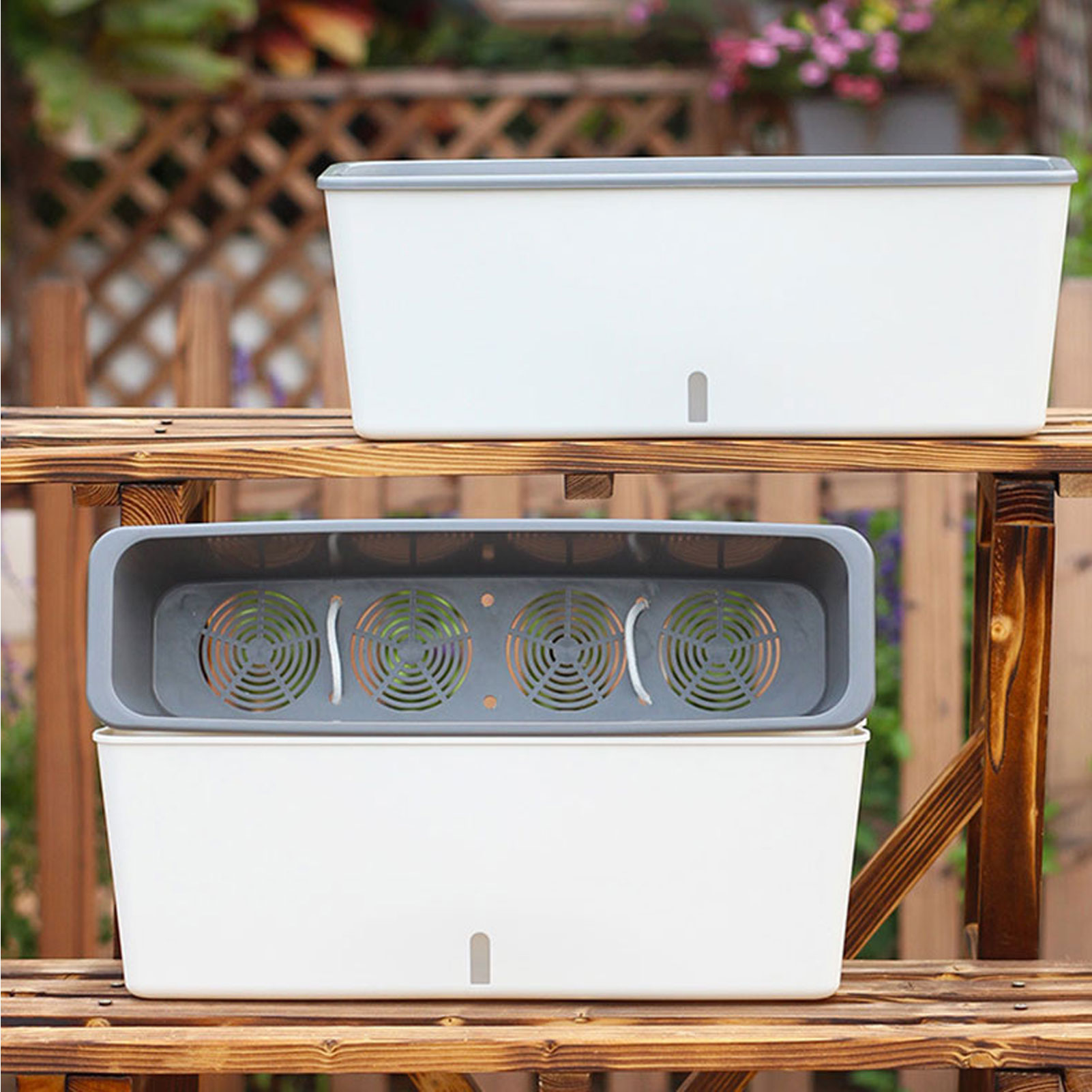 Self-Watering Planter Pots wit - Self Watering Insert のレビューと価格