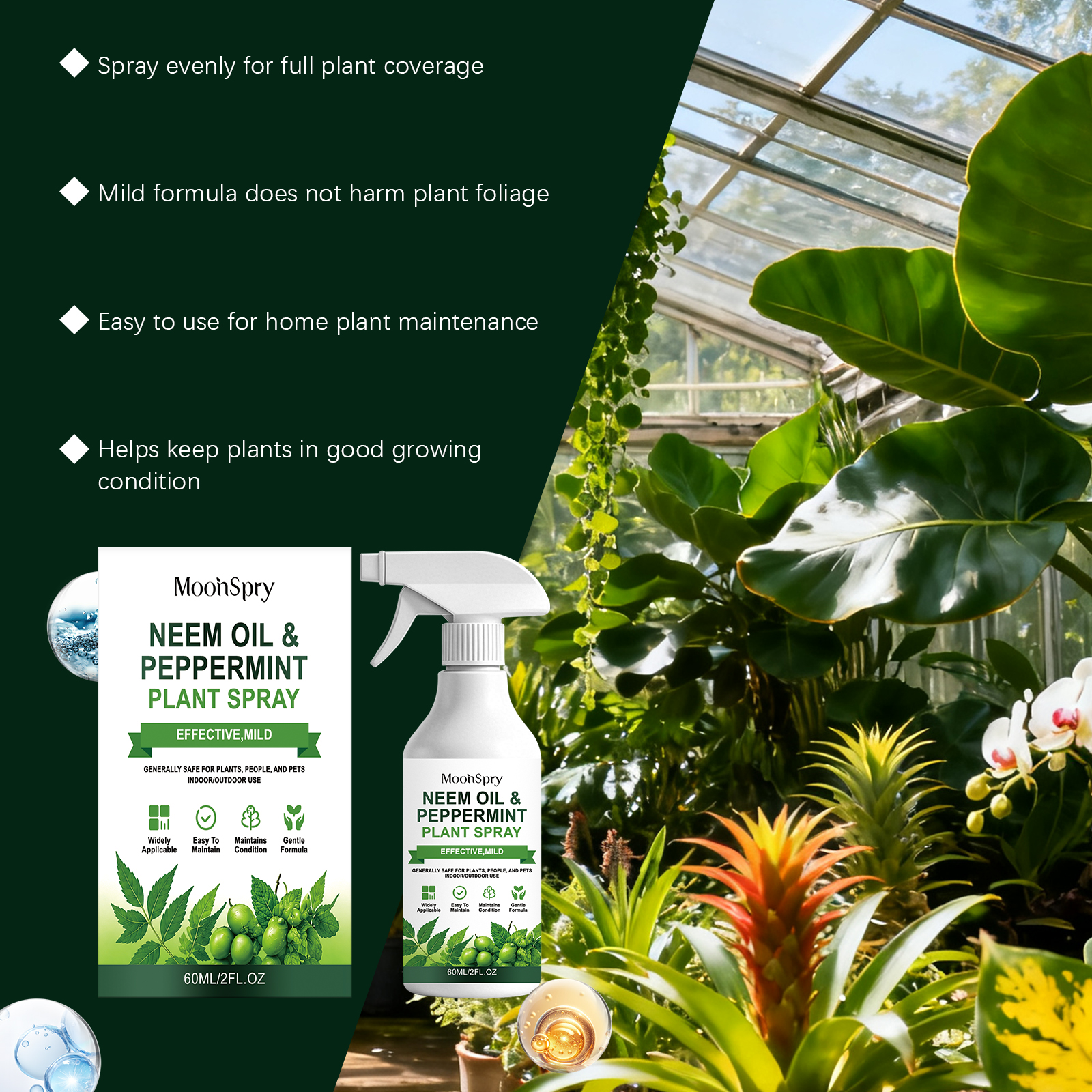 Neem Oil Mint Plant Spray Natu - Rooting Hormone Powder のレビューと価格