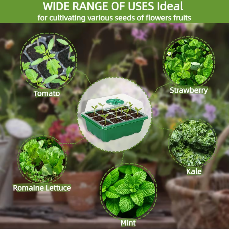 Seed Starter Tray Mini Greenho - Humidity Dome Kit のレビューと価格