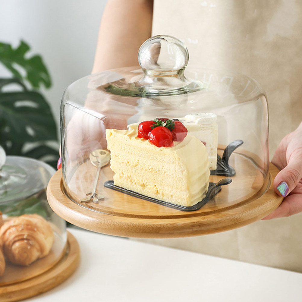 21Cm Clear Glass Cake Dome Cov - Plastic Dome Clear のレビューと価格