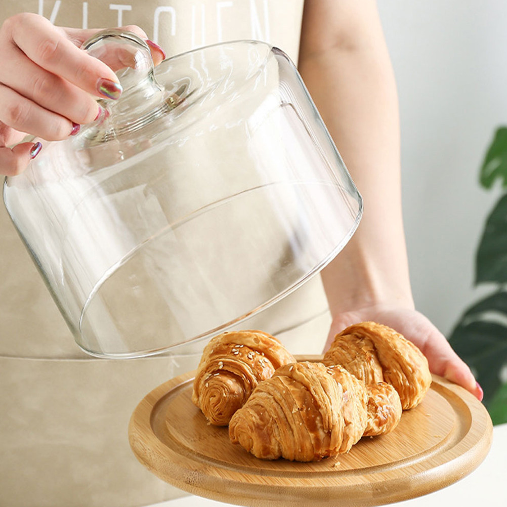 21Cm Clear Glass Cake Dome Cov - Plastic Dome Clear のレビューと価格