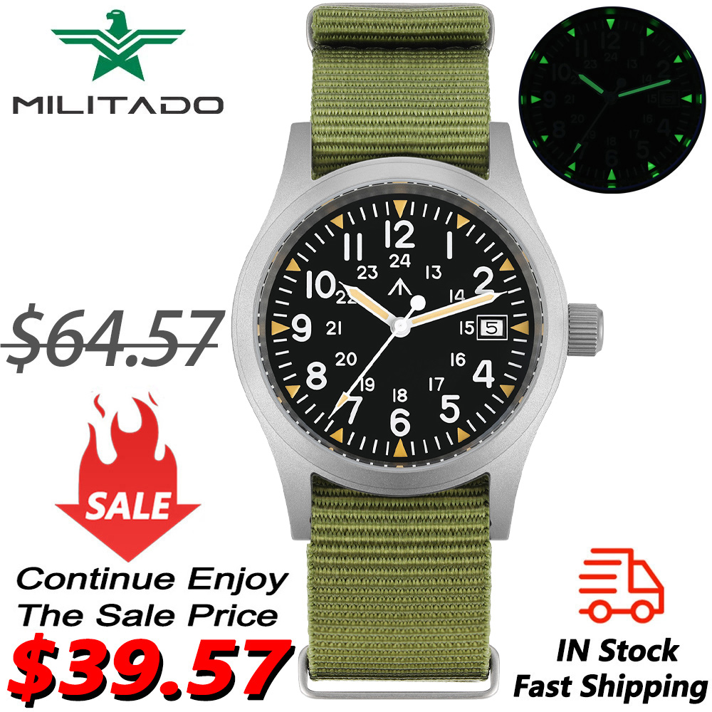 Militado ML05 Military Watch R - Plastic Dome Clear のレビューと価格