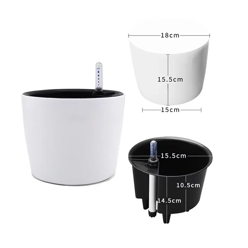 1PC Indoor Plastic Flowerpot S - Self Watering Insert のレビューと価格