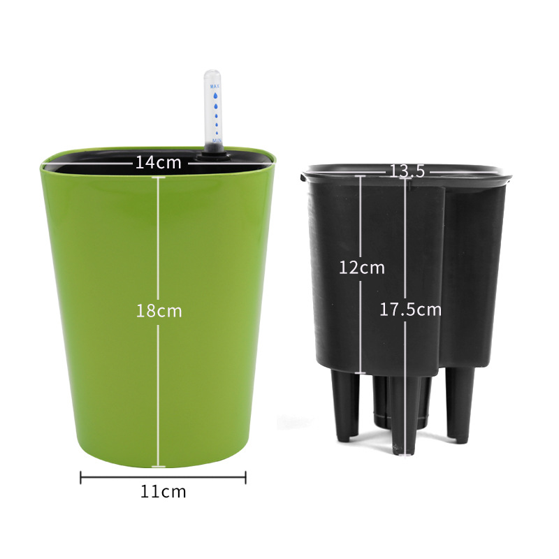 1PC Indoor Plastic Flowerpot S - Self Watering Insert のレビューと価格