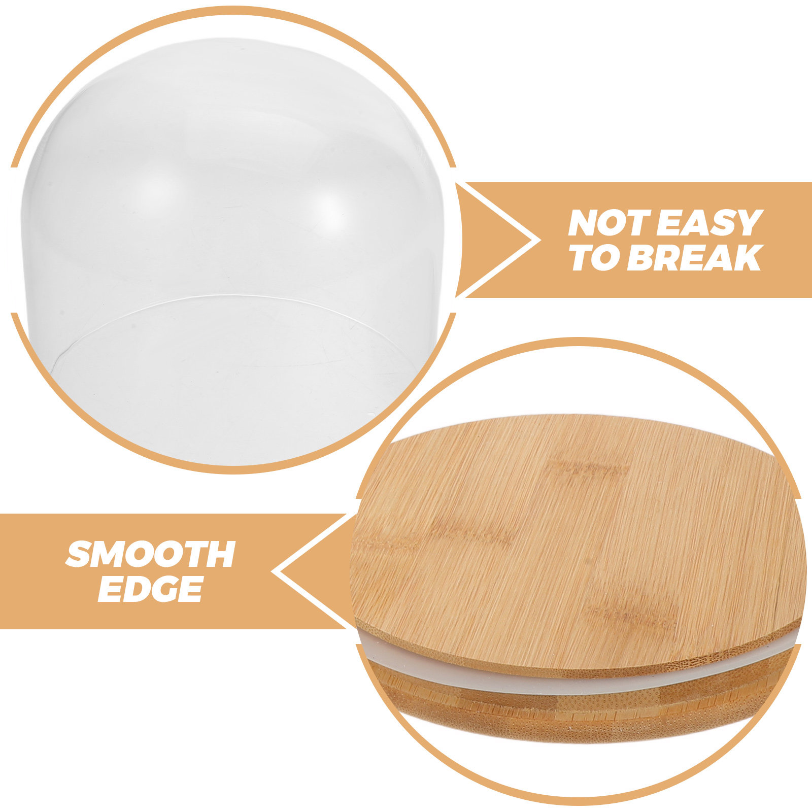 Clear Glass Dome Cloche with S - Plastic Dome Clear のレビューと価格