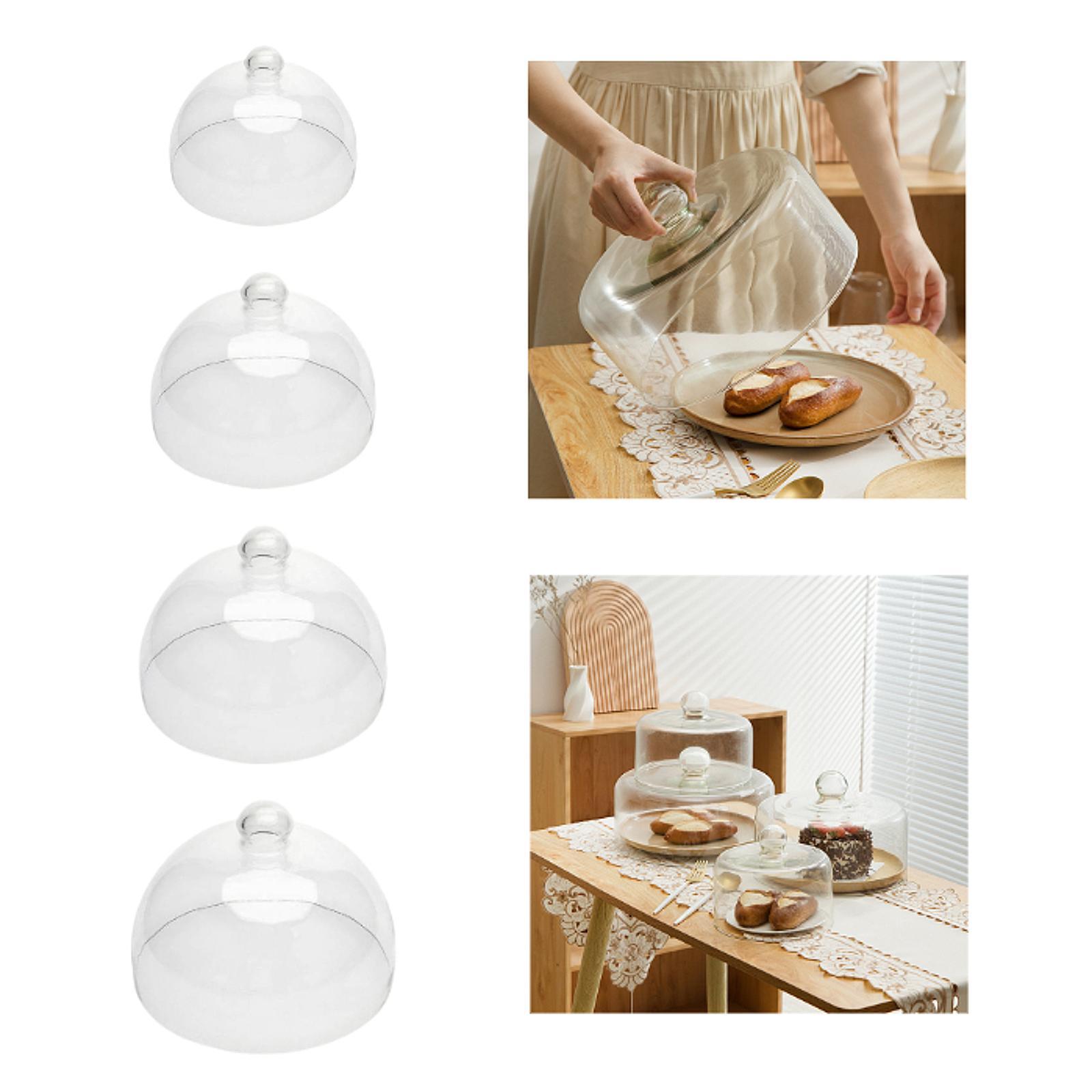 Glass Cake Cloche Dome Clear C - Plastic Dome Clear のレビューと価格