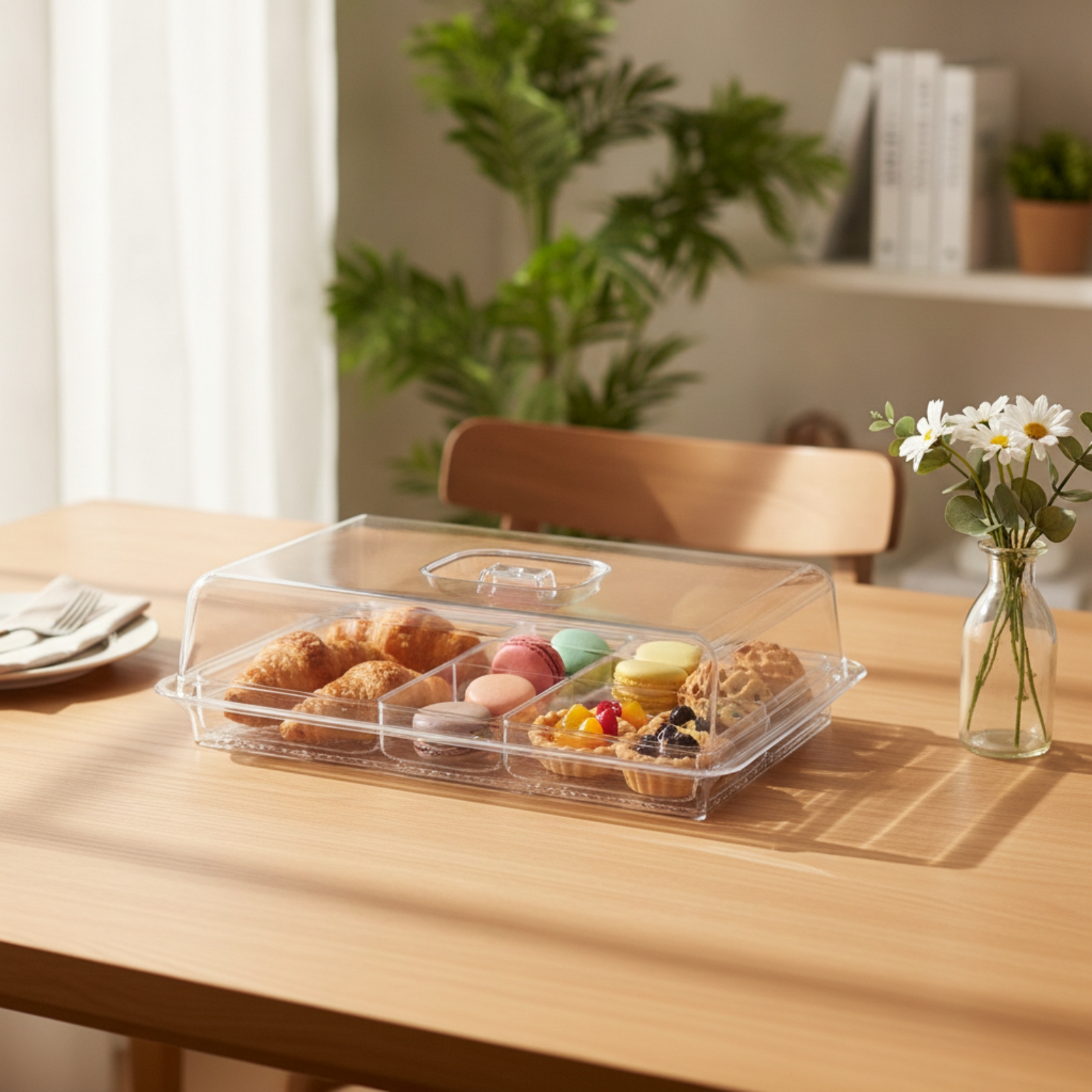 Food Cover with Base Dustproof - Plastic Dome Clear のレビューと価格