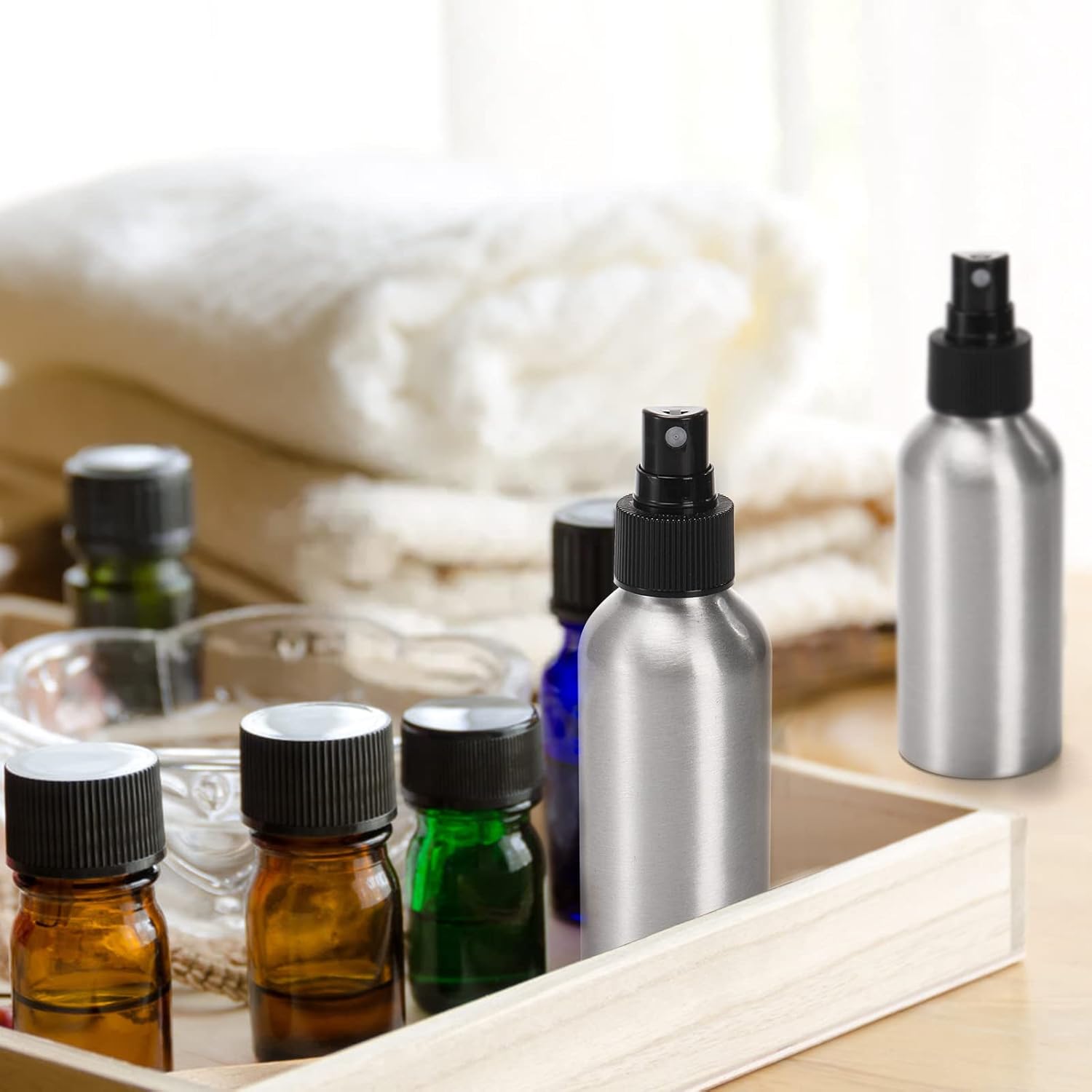 1Pack 30/120ml Aluminum Empty  - Misting Bottle Fine のレビューと価格