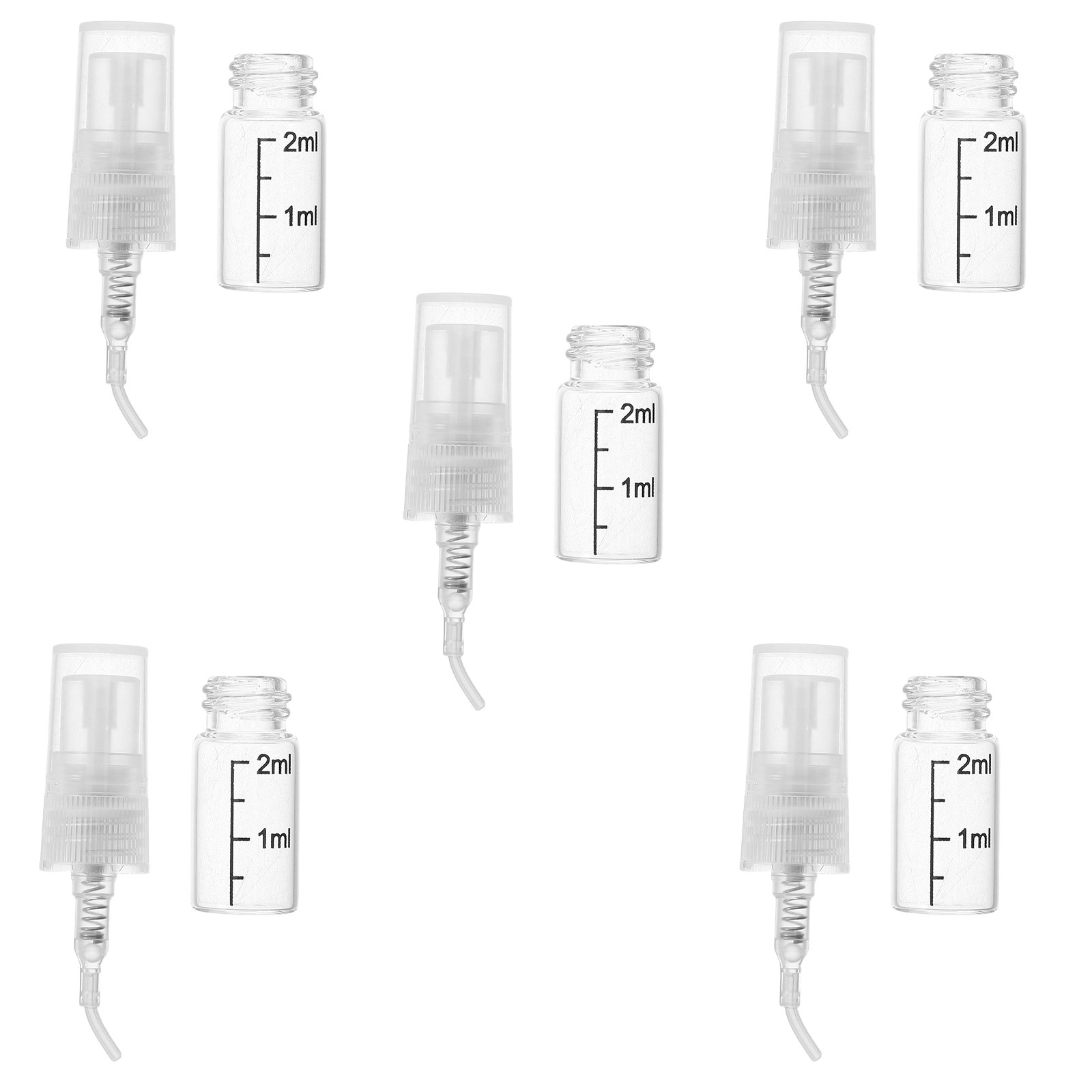 5Pcs Small Glass Spray Bottle  - Misting Bottle Fine のレビューと価格