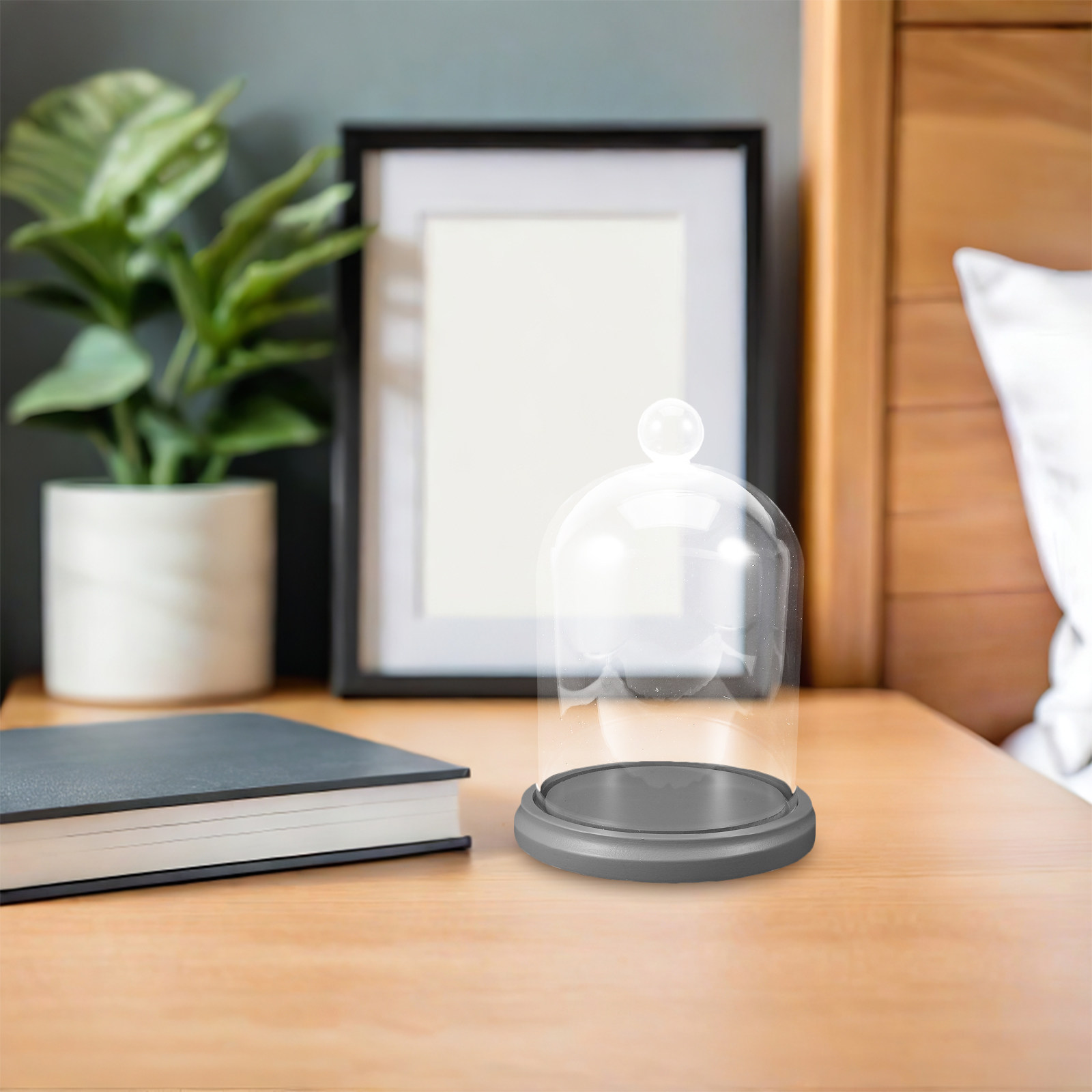 Glass Dome Cloche Bell Jar Cle - Plastic Dome Clear のレビューと価格