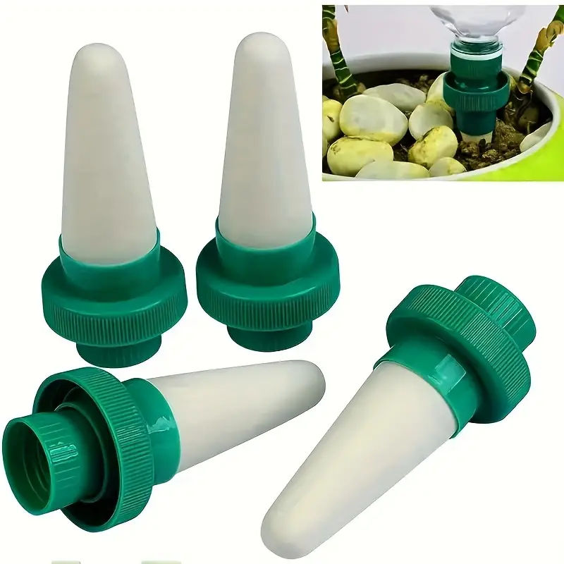 4Pcs Automatic Plant Drip Irri - Self Watering Insert のレビューと価格