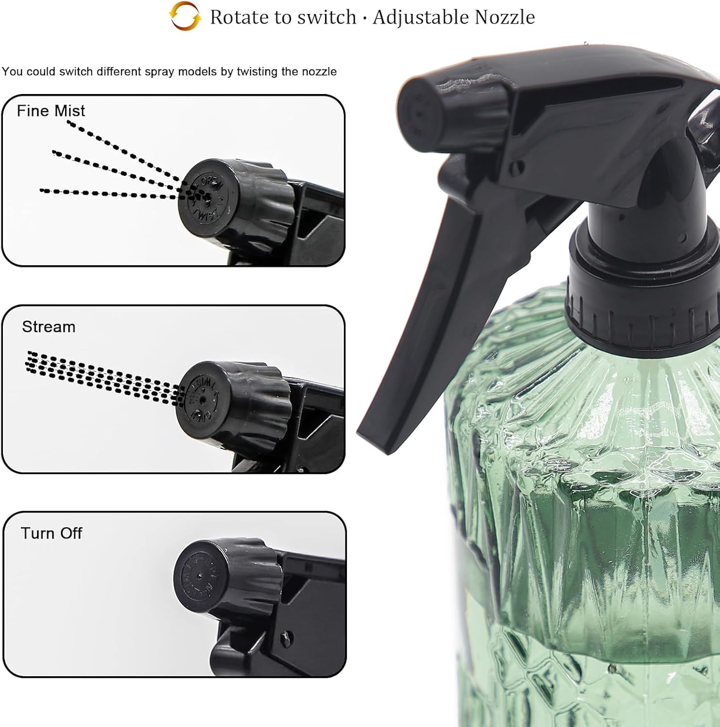 Fine Mist Plant Mister, Handhe - Misting Bottle Fine のレビューと価格