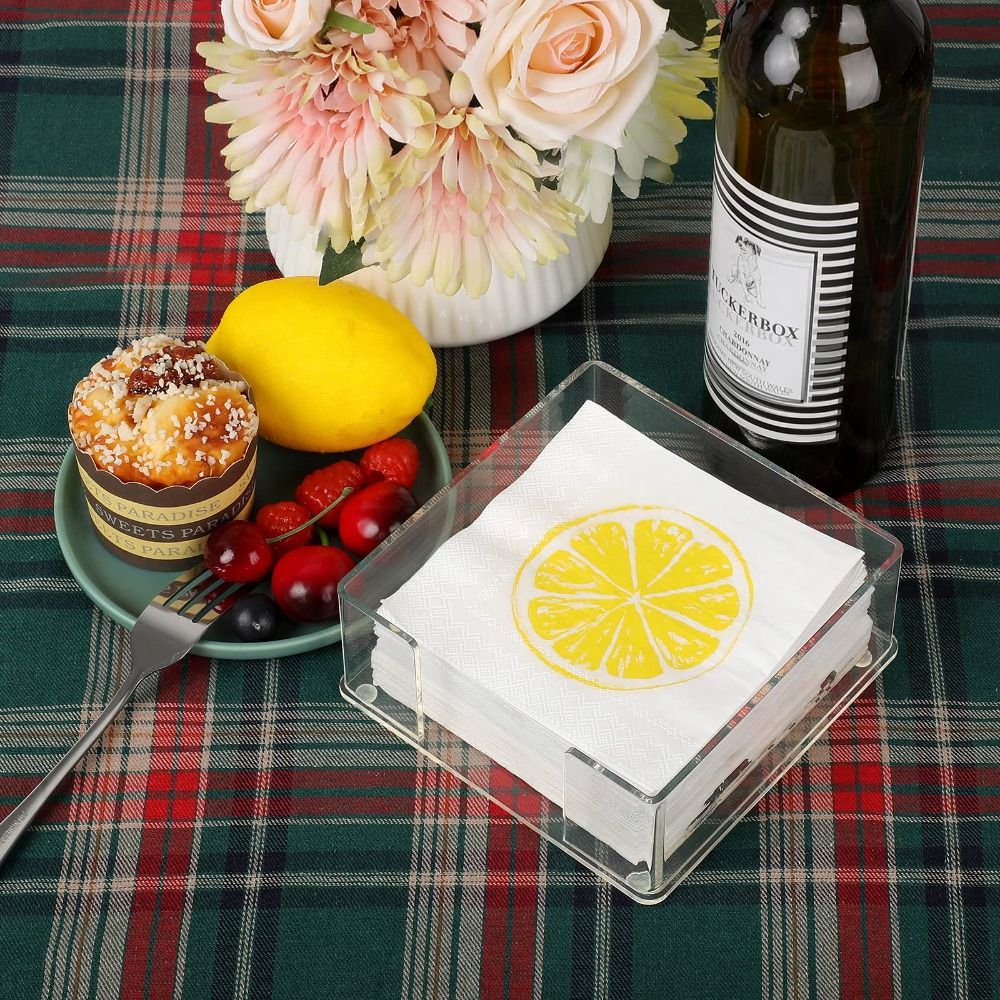 Square Acrylic Napkin Holder C - Agar Tissue Culture のレビューと価格