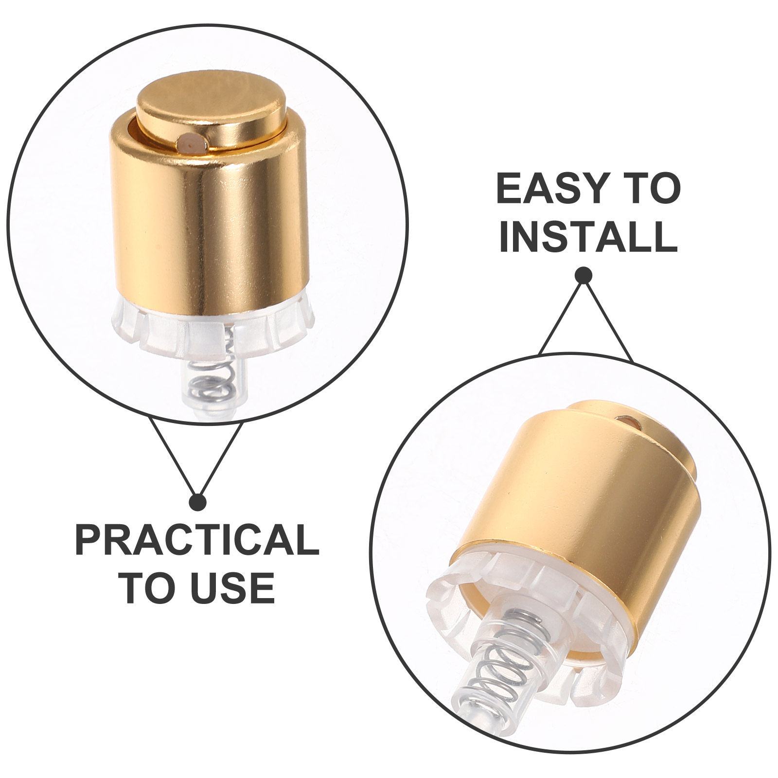 15Pcs Luxury Gold Perfume Spra - Misting Bottle Fine のレビューと価格