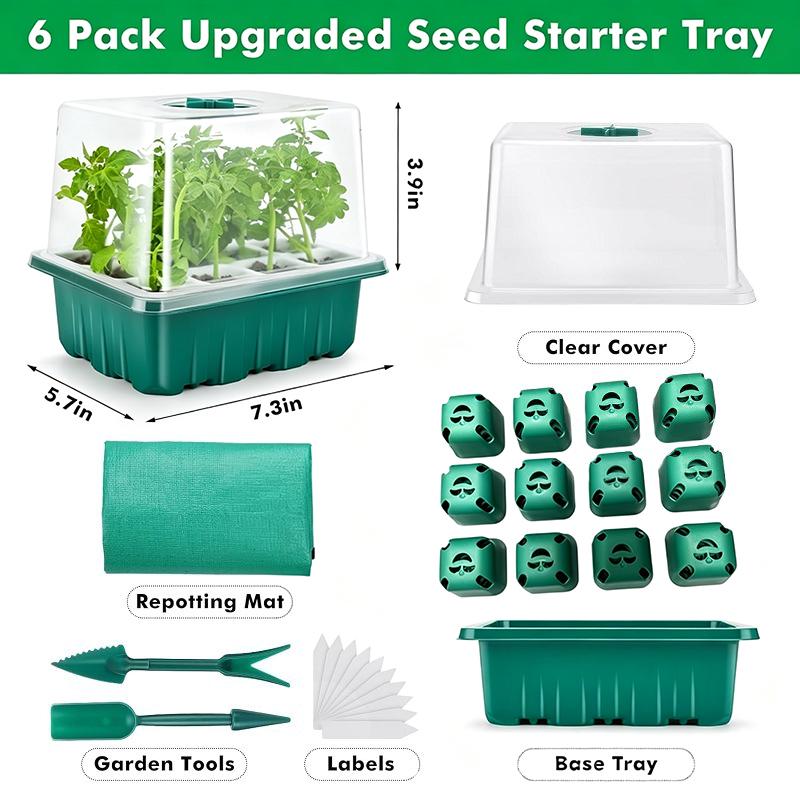 Seed Starter Tray With Humidit - Humidity Dome Kit のレビューと価格