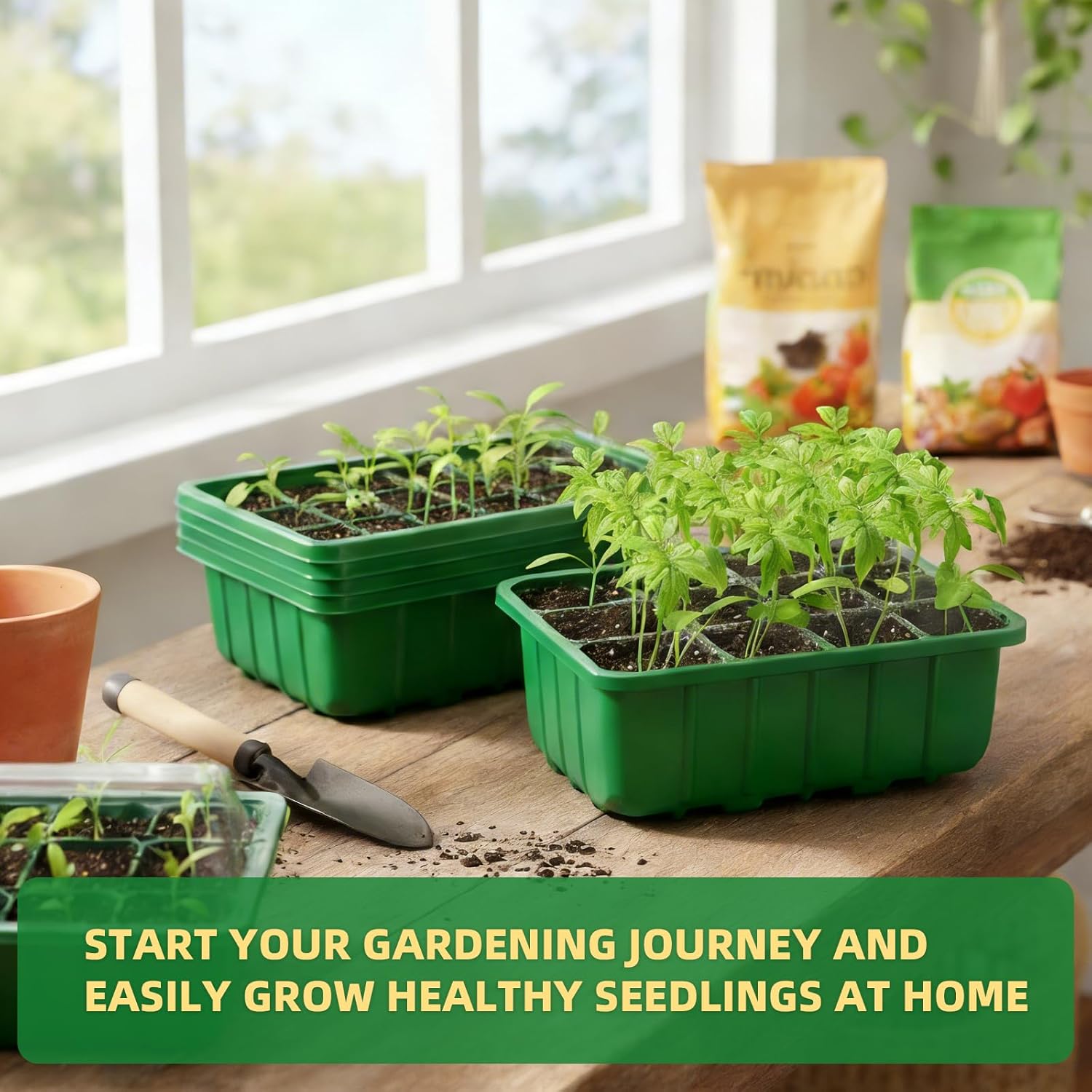 5-Pack Seed Starter Tray Kit w - Humidity Dome Kit のレビューと価格