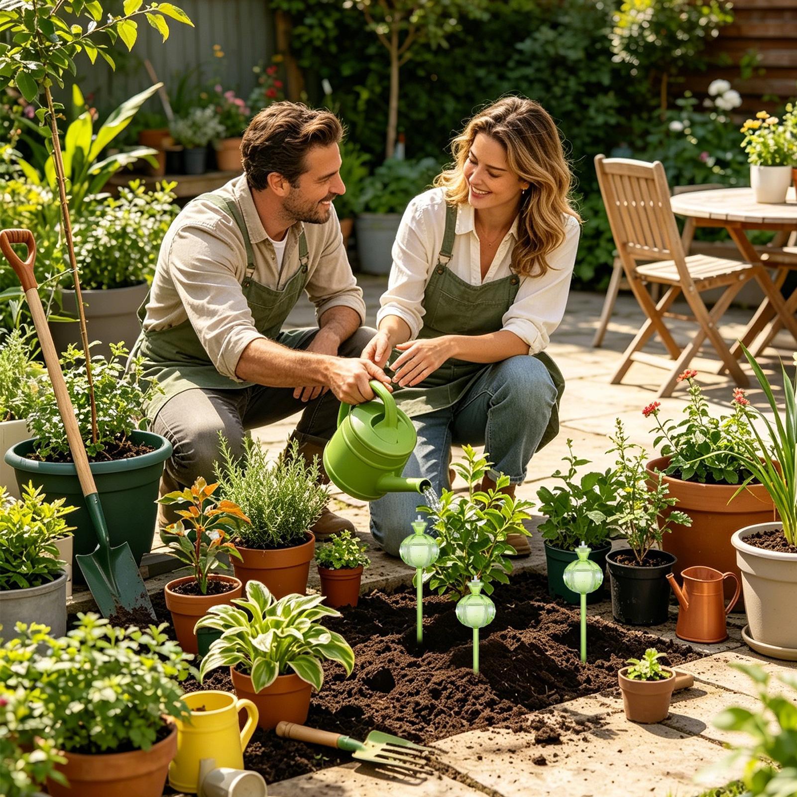 Plant Watering Stakes 3 Pieces - Self Watering Insert のレビューと価格