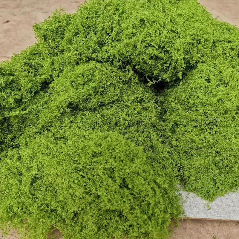 Green Fake Moss DIY Crafts Gra - Sphagnum Moss Dry のレビューと価格