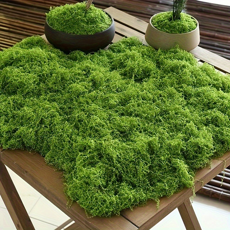 Green Fake Moss DIY Crafts Gra - Sphagnum Moss Dry のレビューと価格
