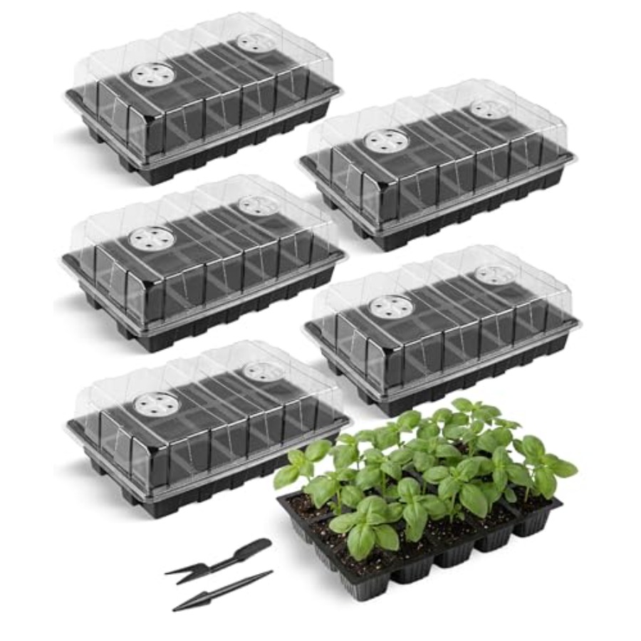 5-Set Seed Starter Tray Kits D - Humidity Dome Kit のレビューと価格