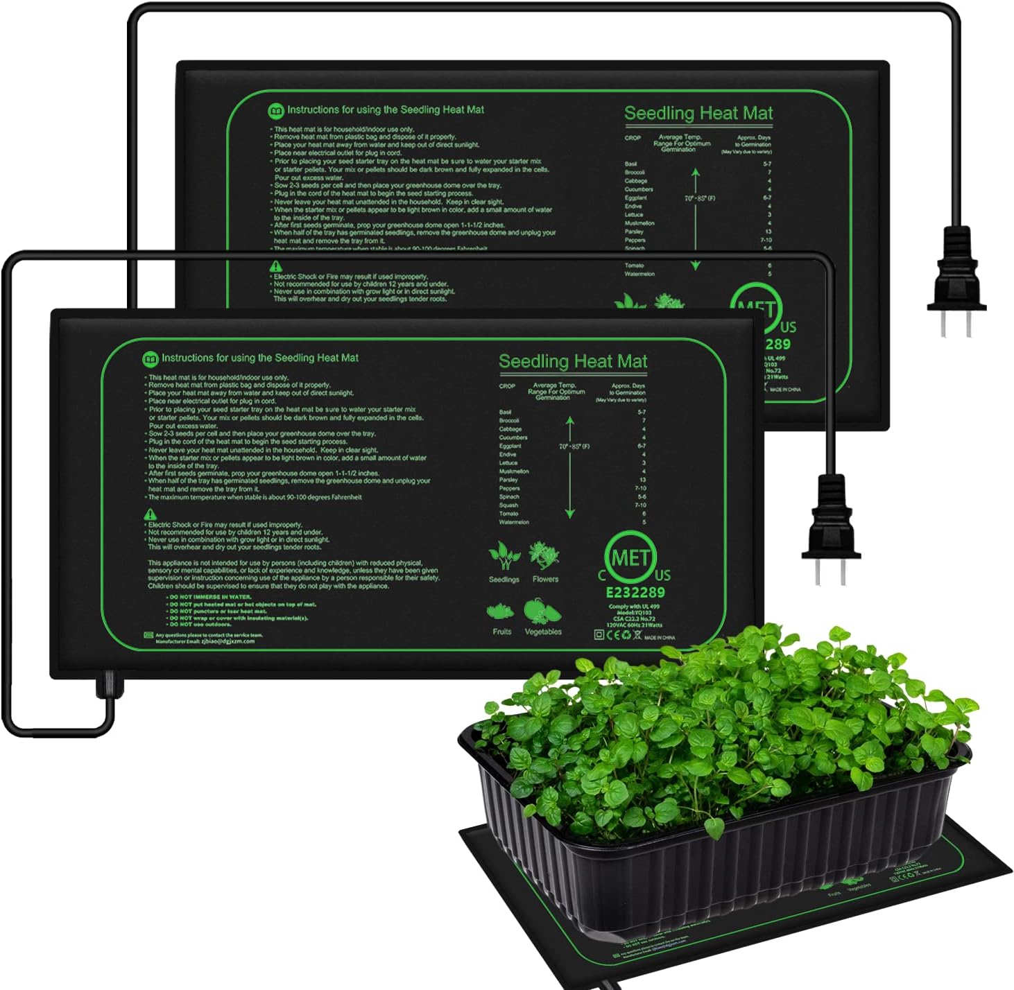 10/25/50CM Seedling Heat Mat I - Rooting Gel Clone のレビューと価格