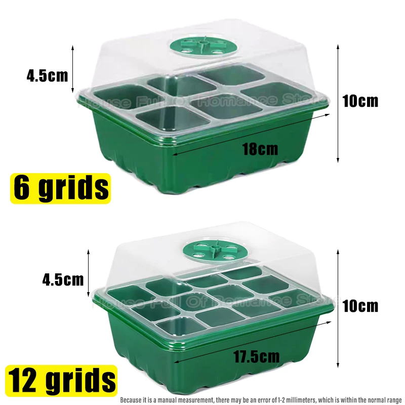 Growing Starting Nursery Trays - Humidity Dome Kit のレビューと価格