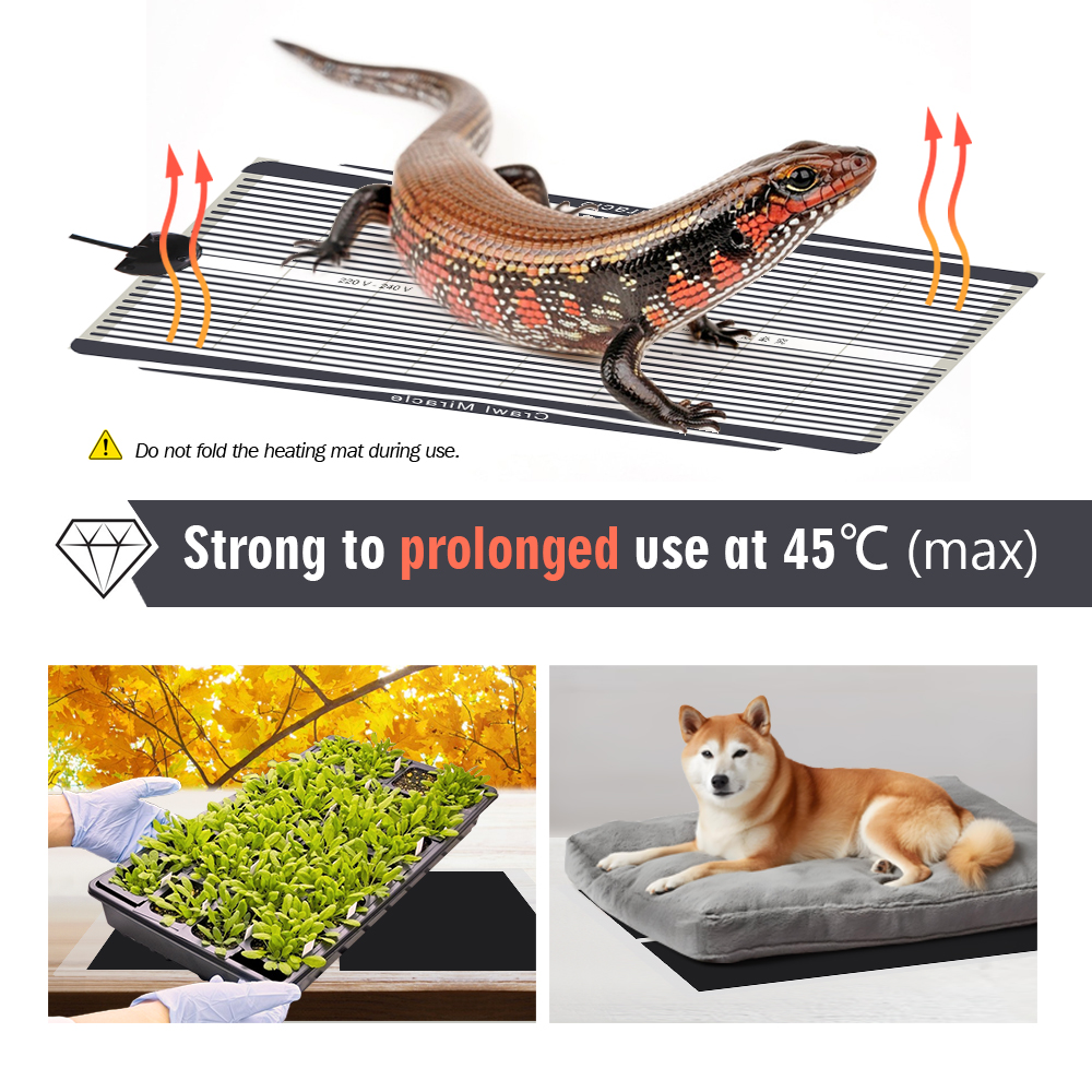 EU/AU/UK/US Graphene Material  - Heat Mat Seedling のレビューと価格