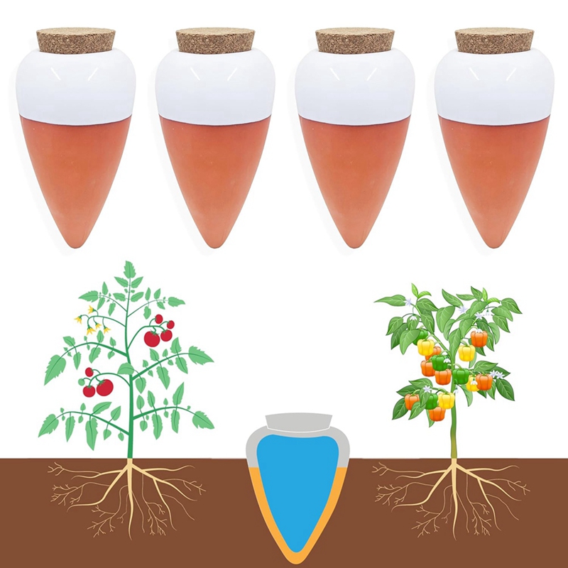 Plant Watering Ball, Terracott - Self Watering Insert のレビューと価格