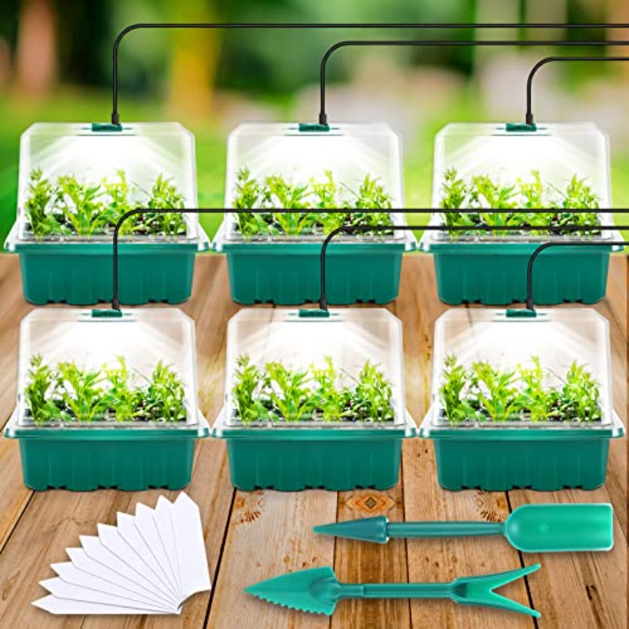 Seed Starter Tray with Light,  - Humidity Dome Kit のレビューと価格