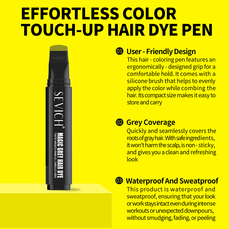 Temporary Hair Dye Pen Comb In - Root Stimulator Liquid のレビューと価格